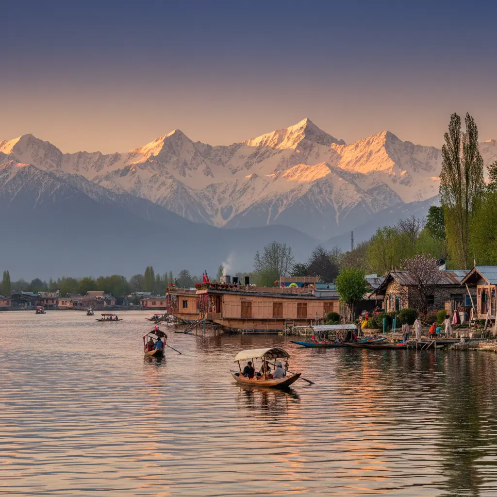 Kashmiri artisan hand-weaving a shawl on a traditional loom